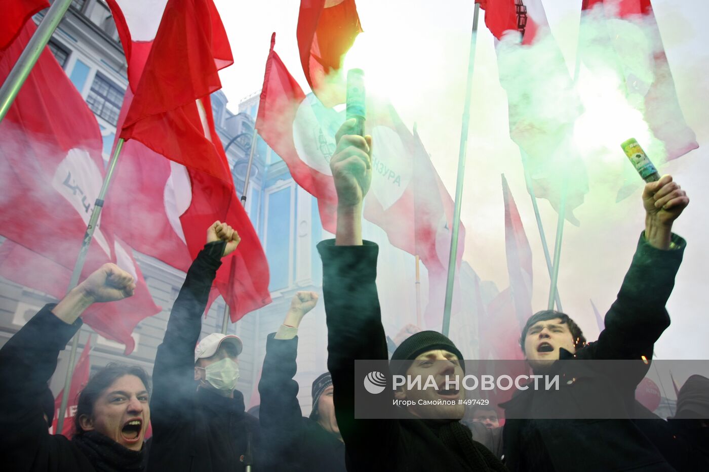 Митинг в Санкт-Петербурге, посвященный 7 ноября