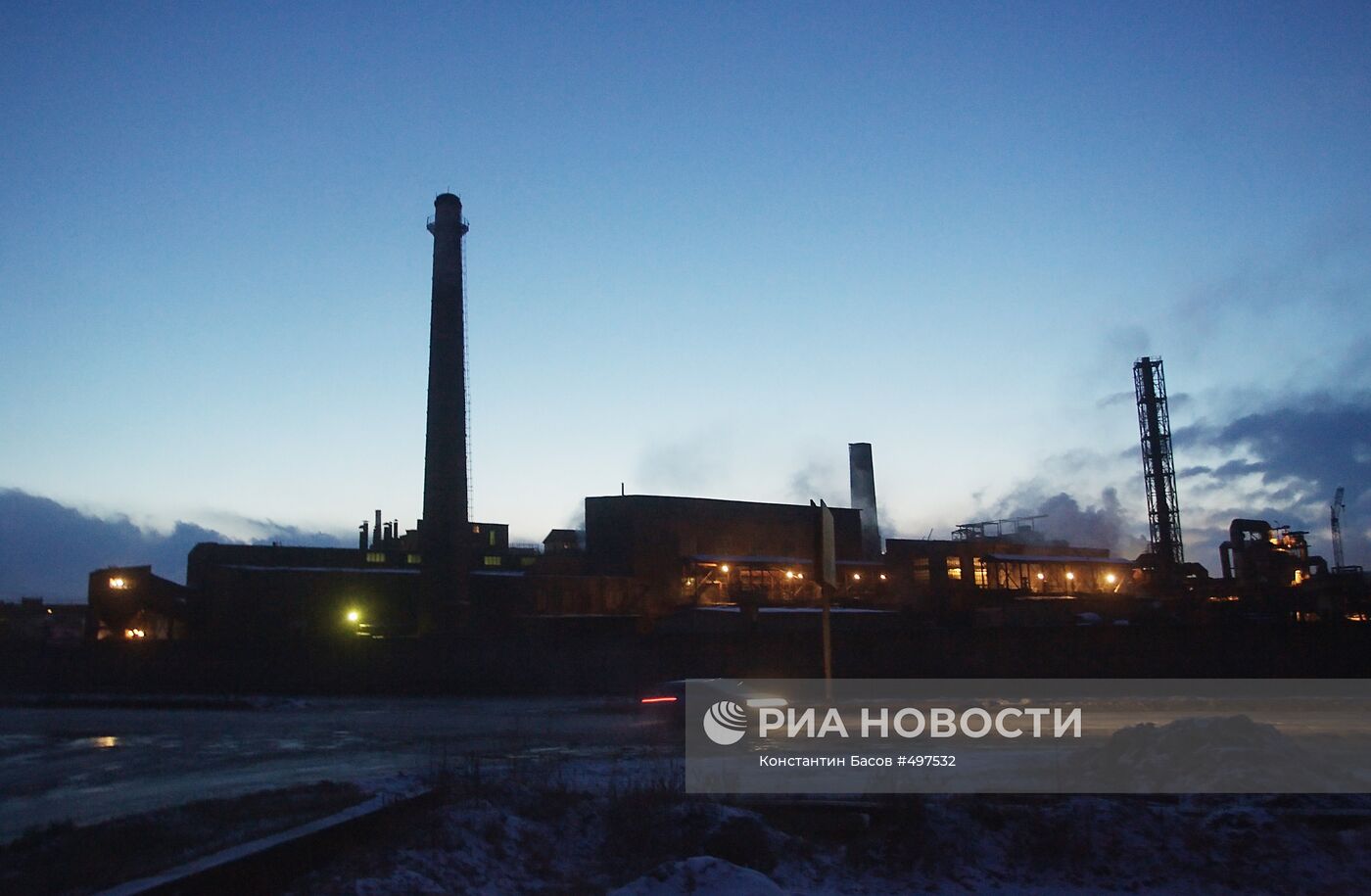 Завод "Электроцинк" во Владикавказе