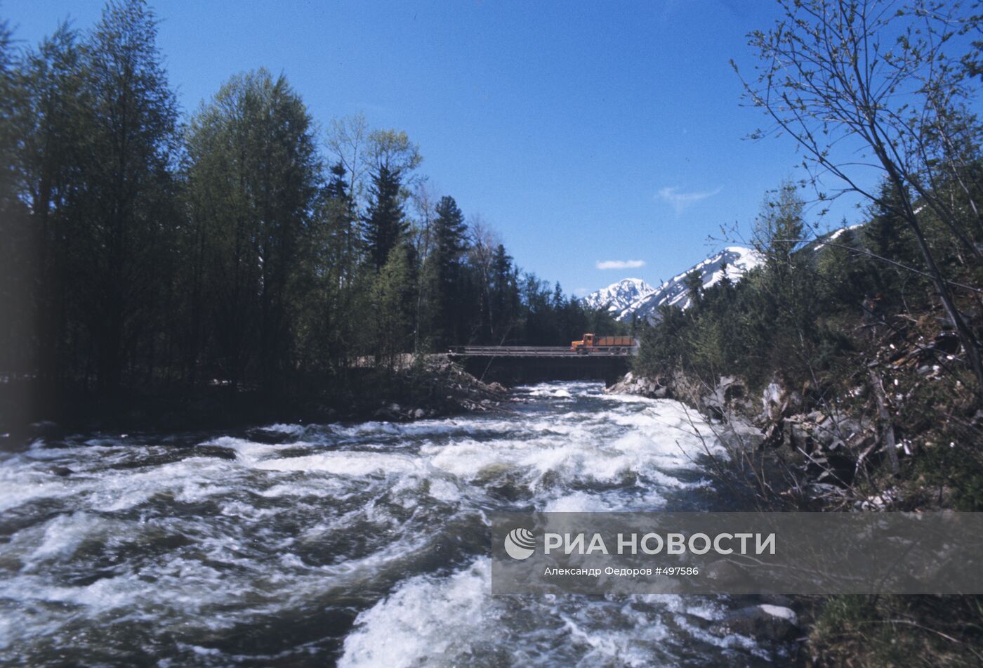 Горный перевал Даван на Северном Байкале