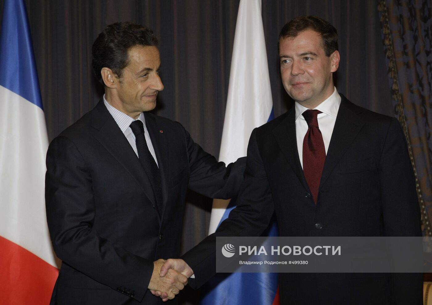 Д.Медведев и Н.Саркози