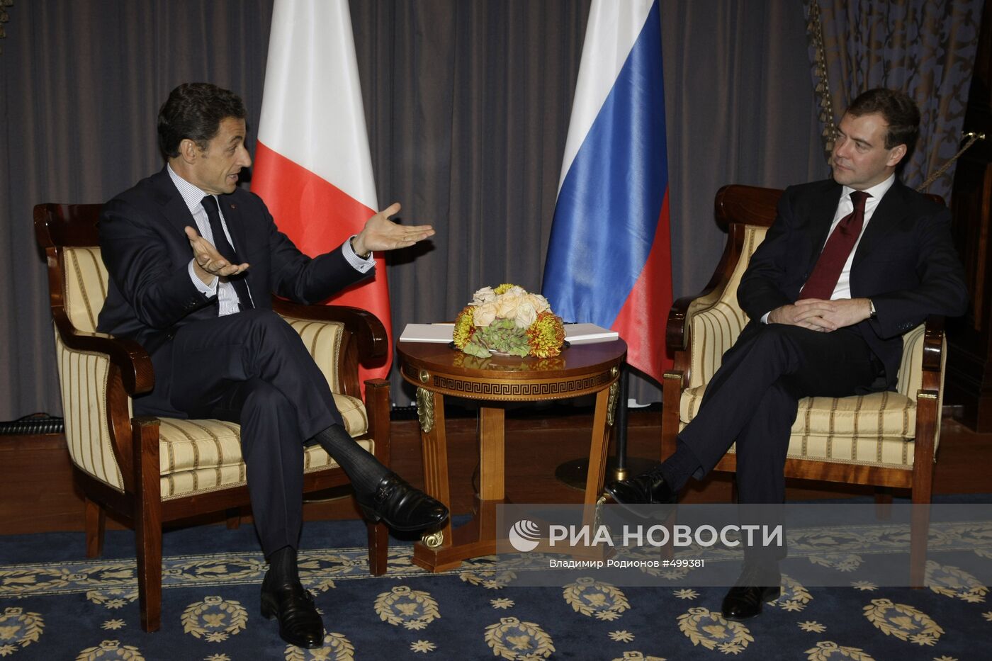 Д.Медведев и Н.Саркози