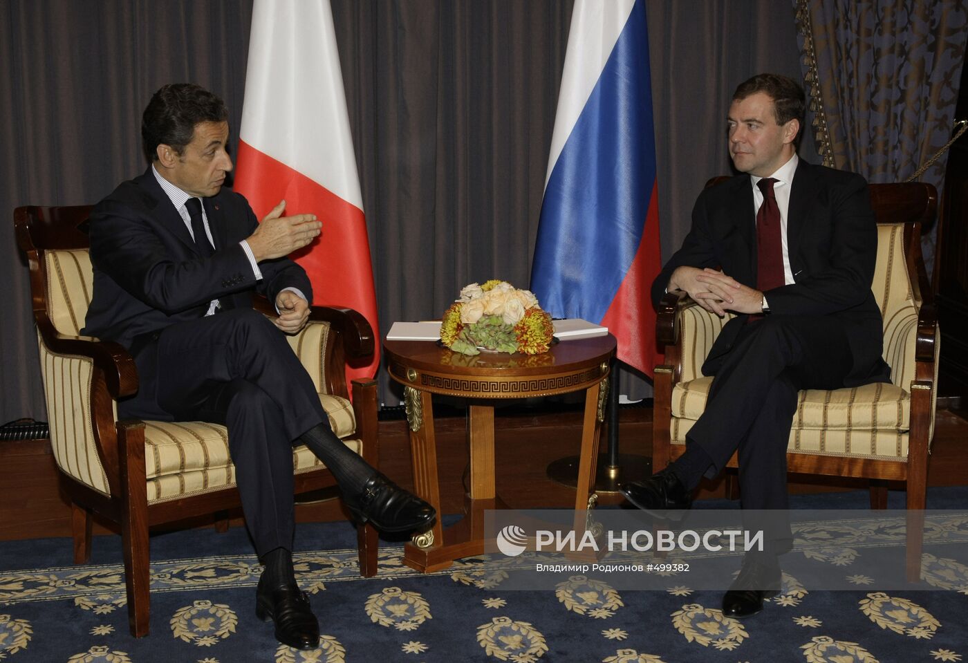 Д.Медведев и Н.Саркози