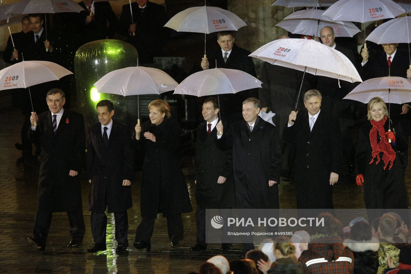 Д.Медведев на праздновании 20-летия падения Берлинской стены