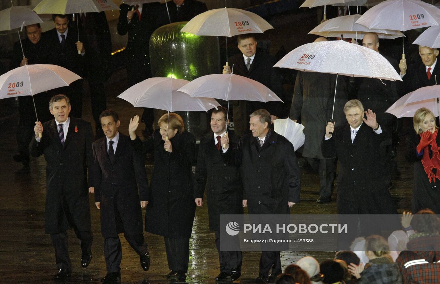 Д.Медведев на праздновании 20-летия падения Берлинской стены