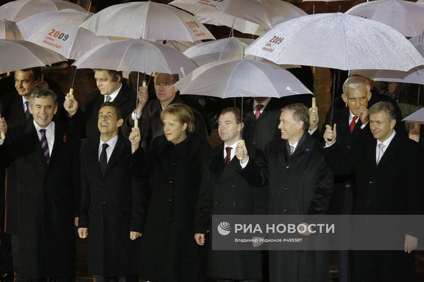 Д.Медведев на праздновании 20-летия падения Берлинской стены