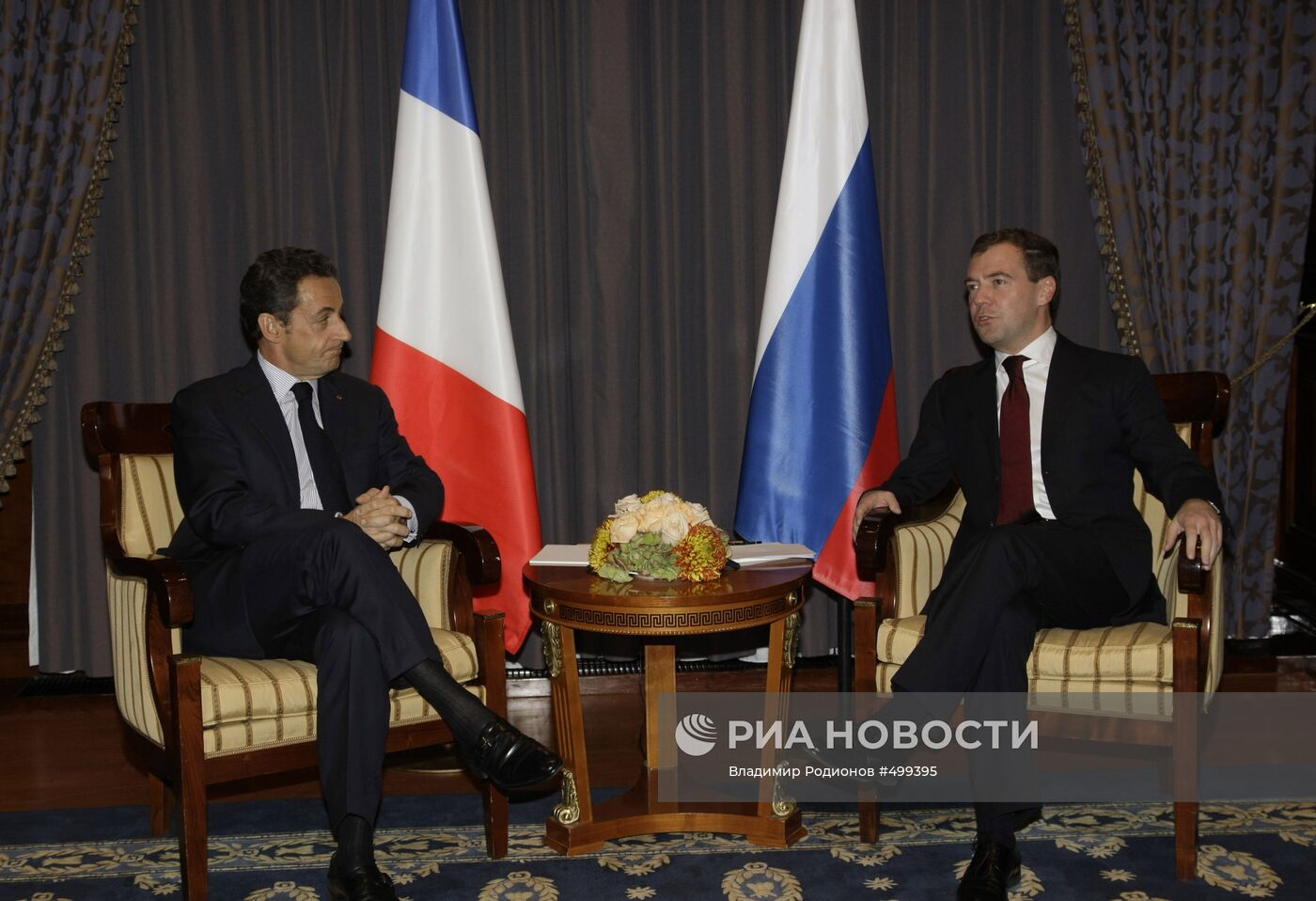 Д.Медведев и Н.Саркози