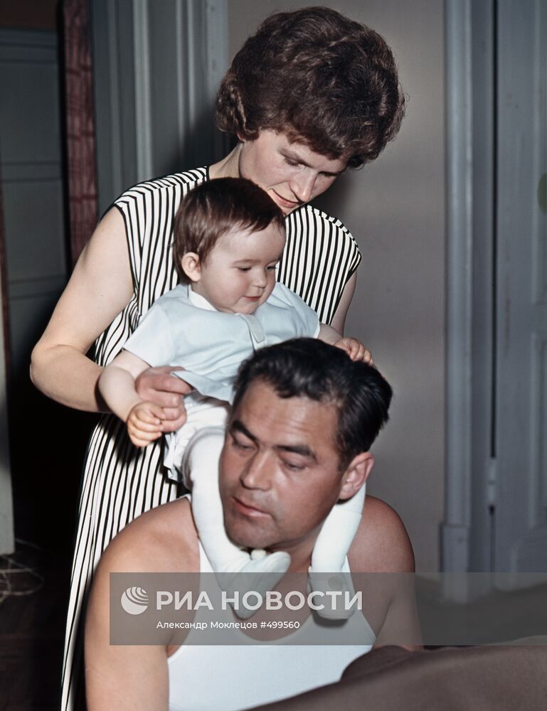 Валентина Терешкова, Андриян Николаев и их дочь