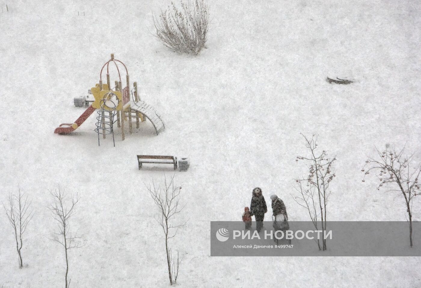 Снегопад в Санкт-Петербурге