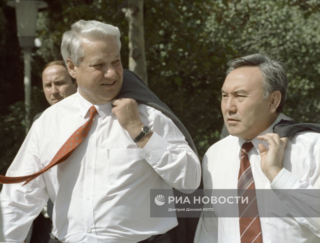 Борис Ельцин, Нурсултан Назарбаев