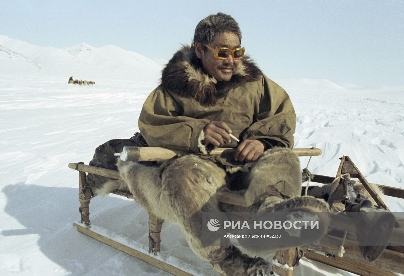 Охотник-эскимос из селения Новое Чаплино