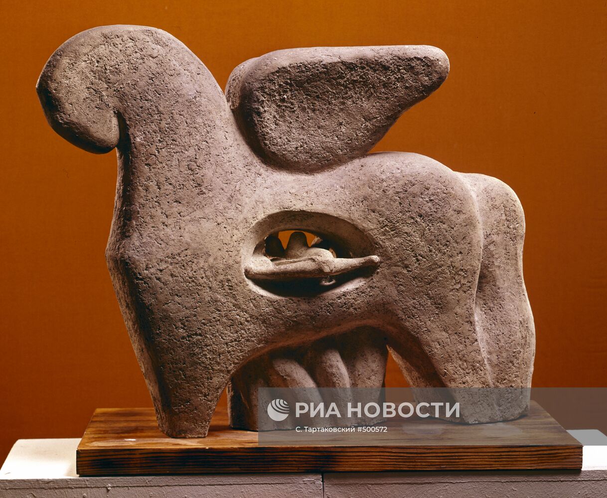 Скульптурная композиция "Троянский конь" Льва Муравина