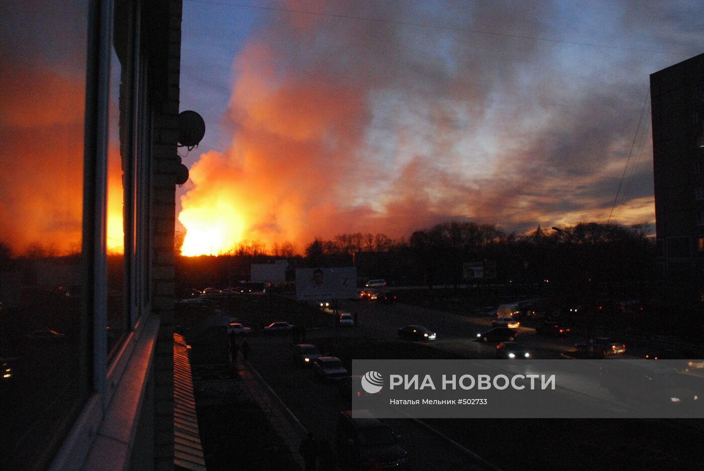 Взрывы на складах военной базы в Ульяновске