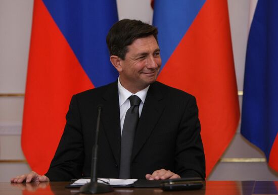 Совместная пресс-конференция глав правительств РФ и Словении