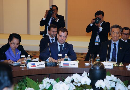 Президент РФ Д.Медведев на саммите АТЭС. Второй день