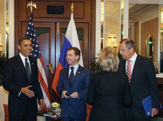 Встреча президентов России и США в рамках АТЭС