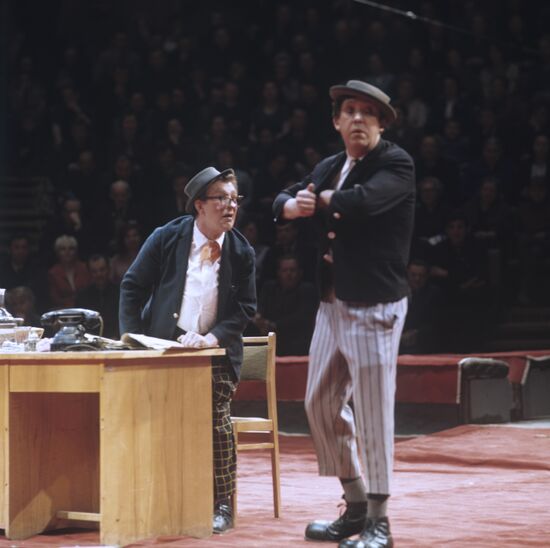 Юрий Никулин и Михаил Шуйдин