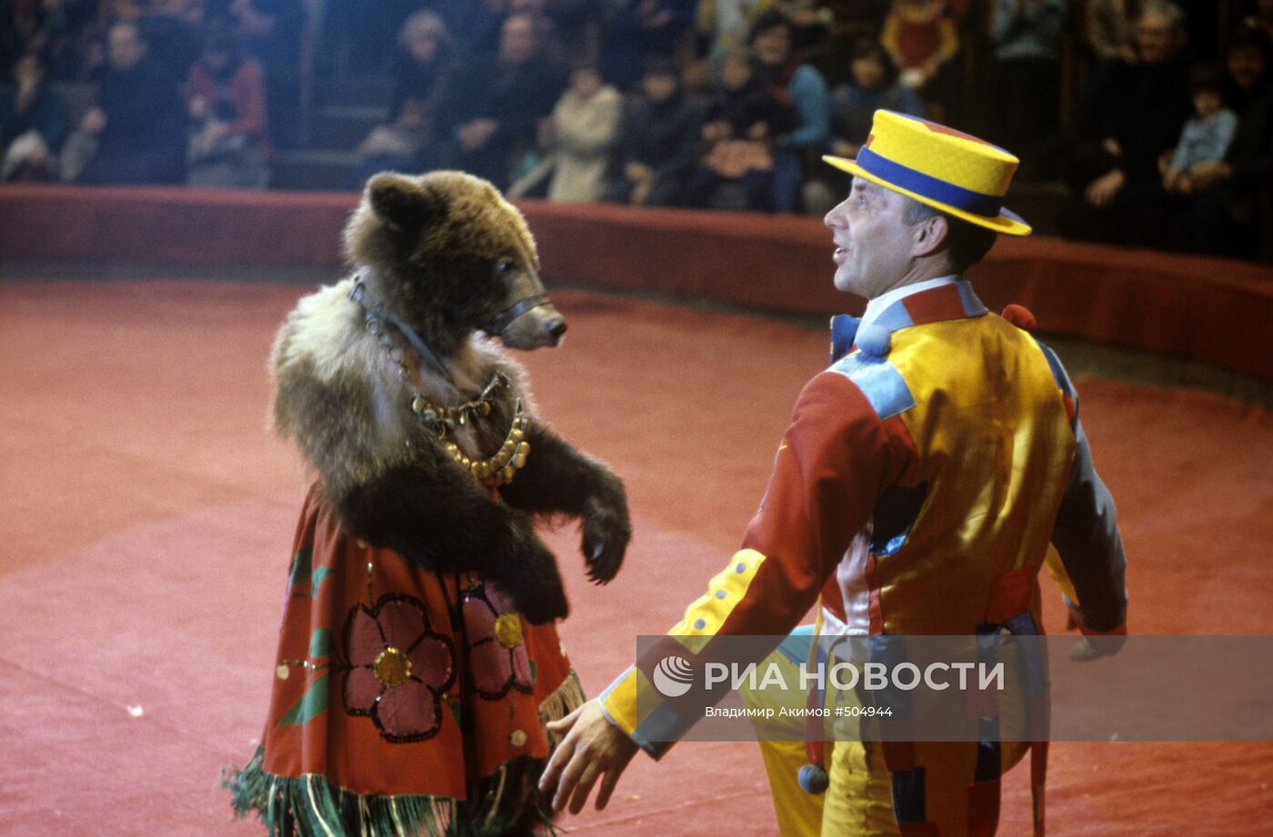 Сцена из цирковой музыкальной сказки "Тайна медвежьего ущелья"