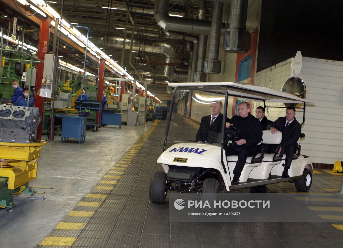 Владимир Путина посетил Набережные Челны