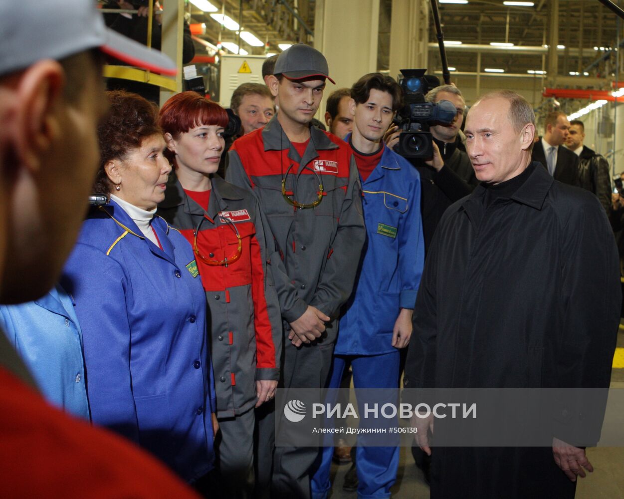Владимир Путин посетил Набережные Челны
