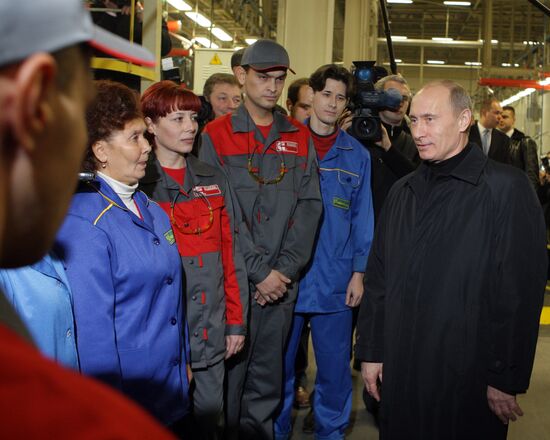 Владимир Путин посетил Набережные Челны