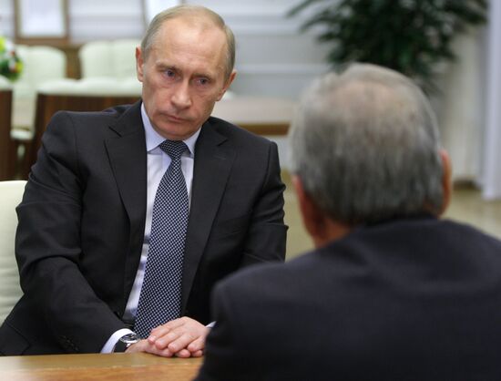 Встреча В. Путина и М. Шаймиева