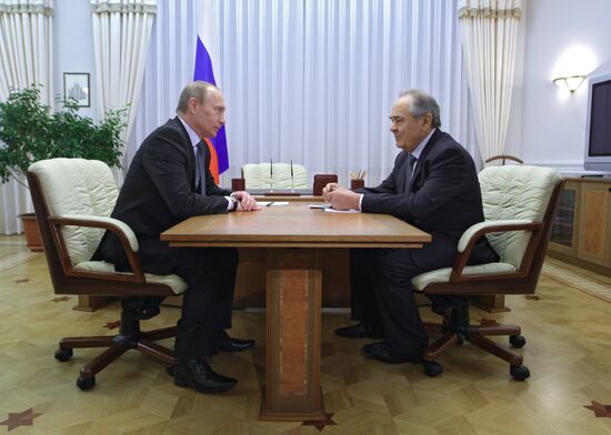 Встреча В. Путина и М. Шаймиева
