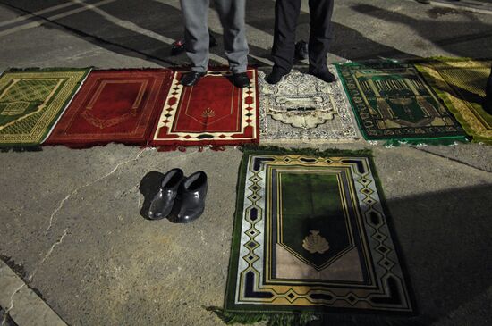Мусульмане-паломники в Сочи