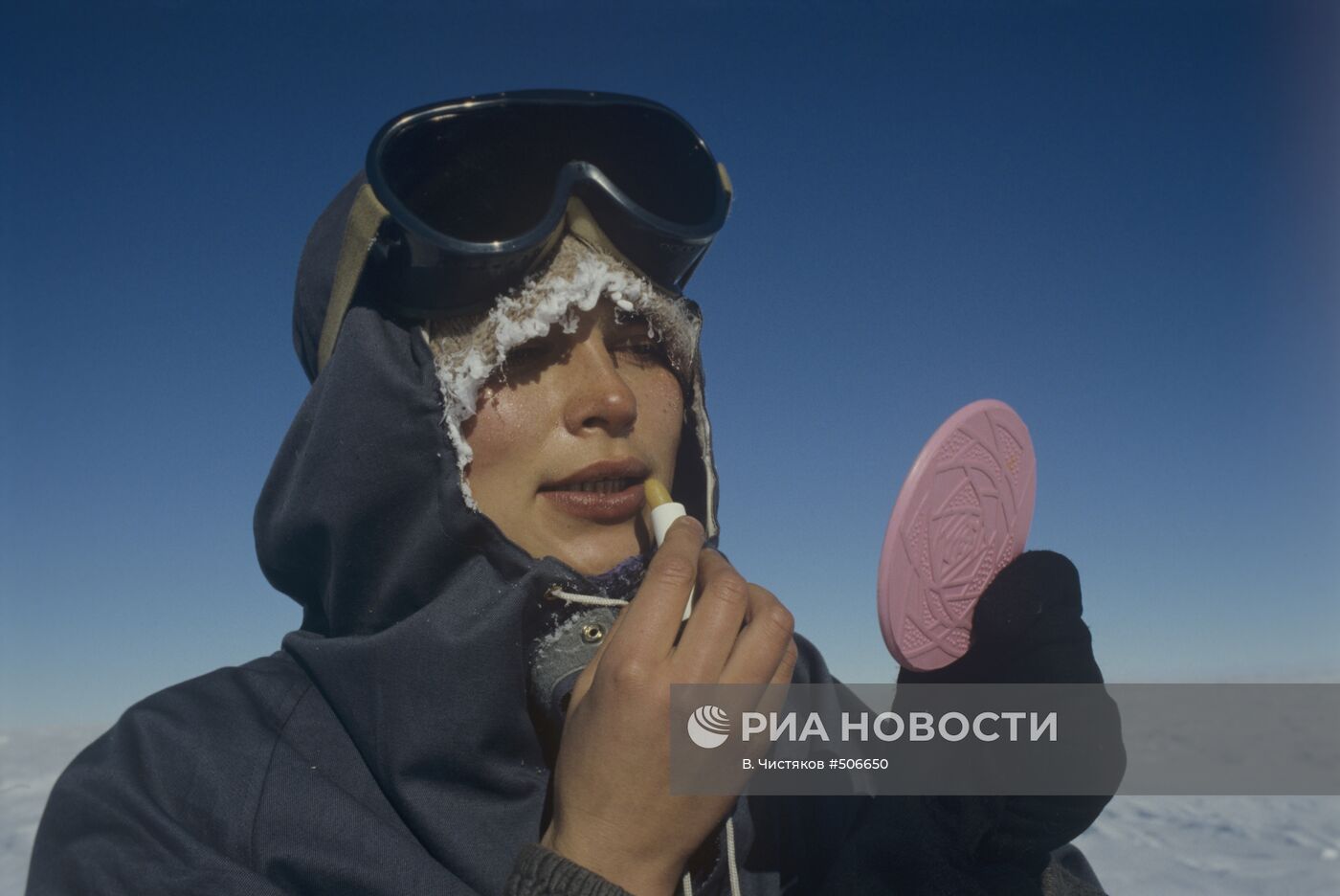 Участница женской антарктической экспедиции "Метелица"