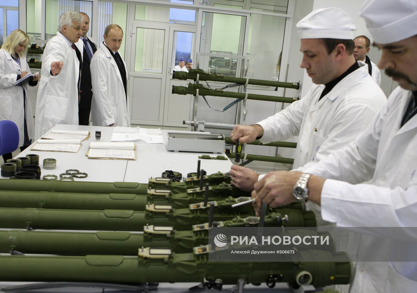 В. Путин посетил ФГУП "КБМ" в Коломне