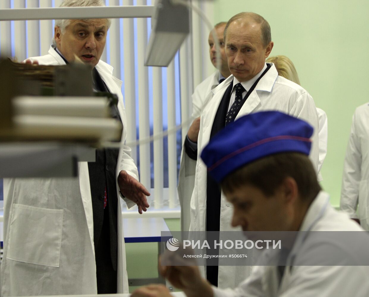 В. Путин посетил ФГУП "КБМ" в Коломне