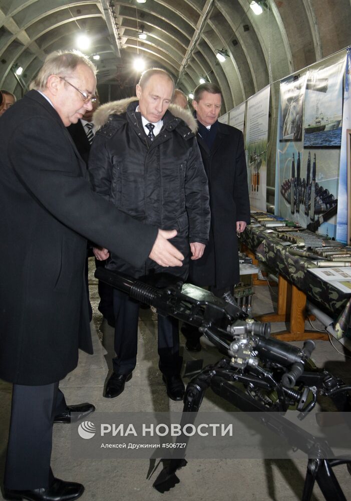 В. Путин посетил ФГУП "КБМ" в Коломне