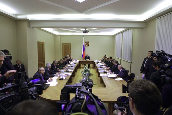 В. Путин провел совещание на ФГУП "КБМ" в Коломне