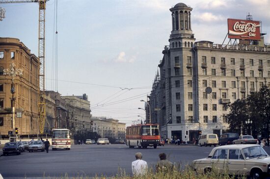 Тверская улица в Москве