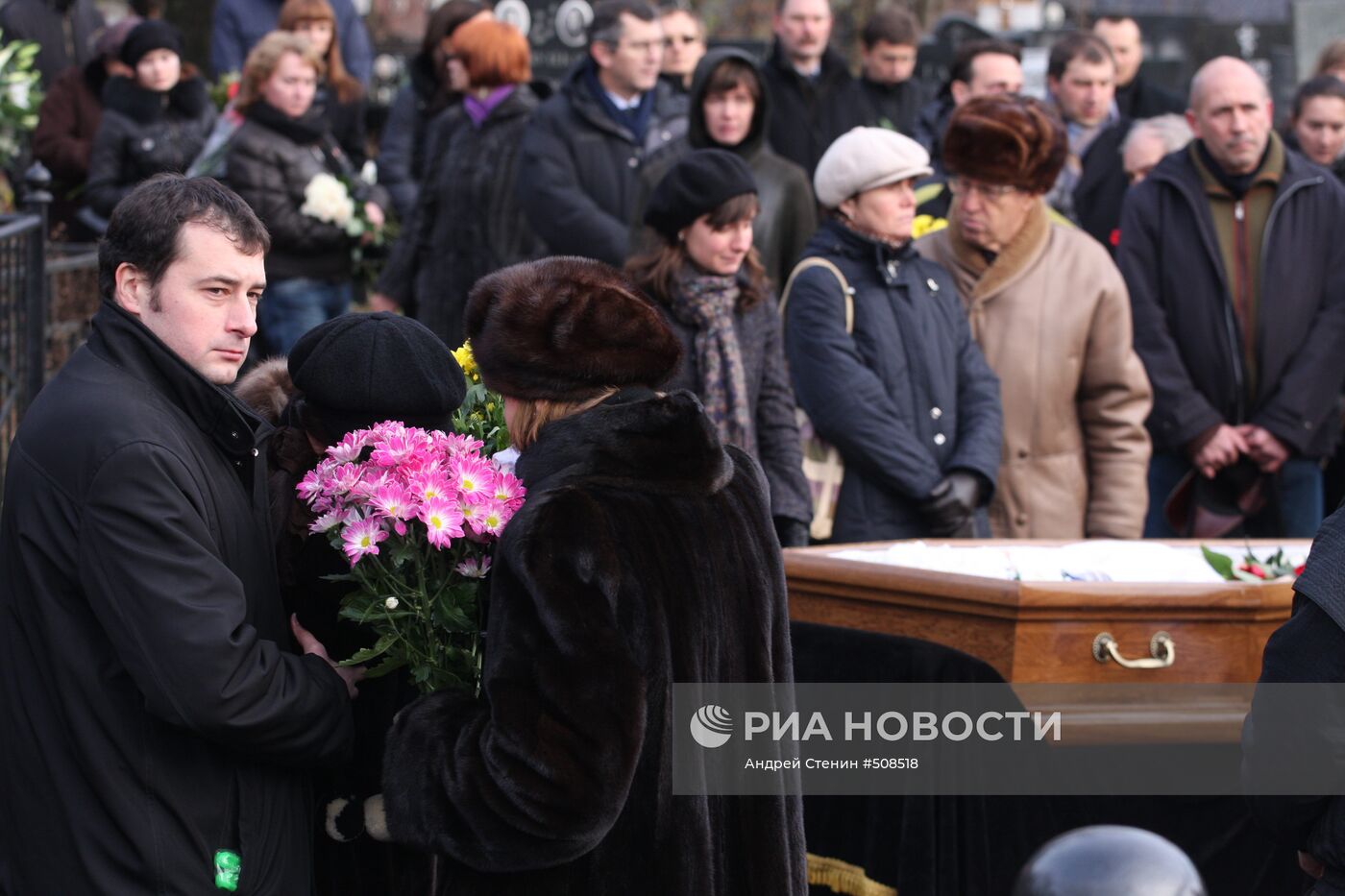 Похороны юриста Сергея Магнитского на Преображенском кладбище