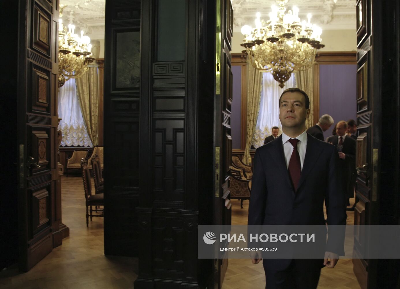 Д.Медведев посетил Дом музыки
