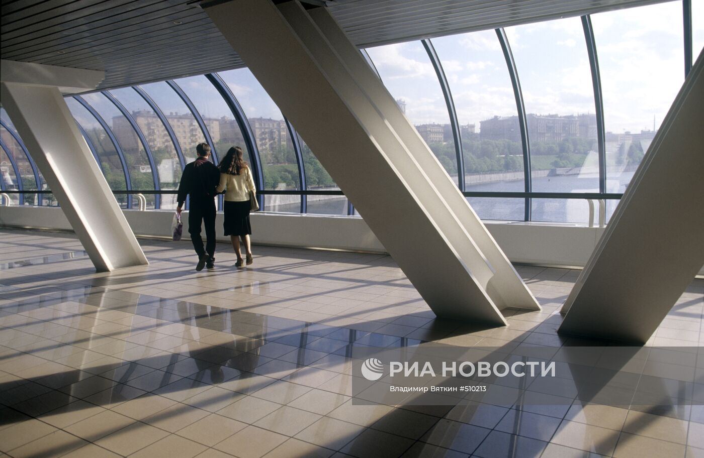 На мосту "Багратион"