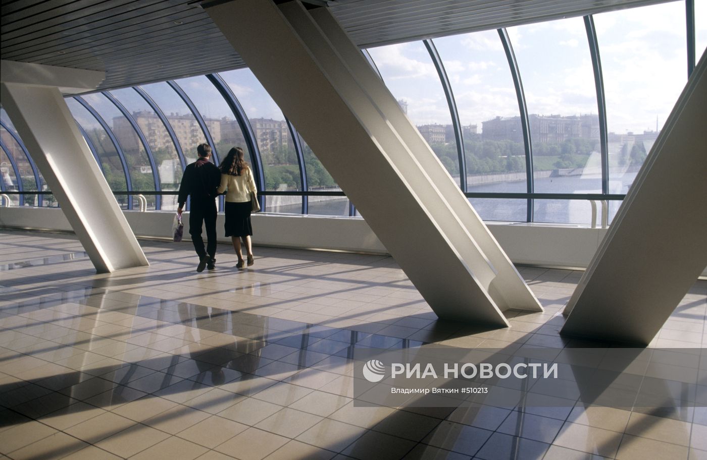 На мосту "Багратион"