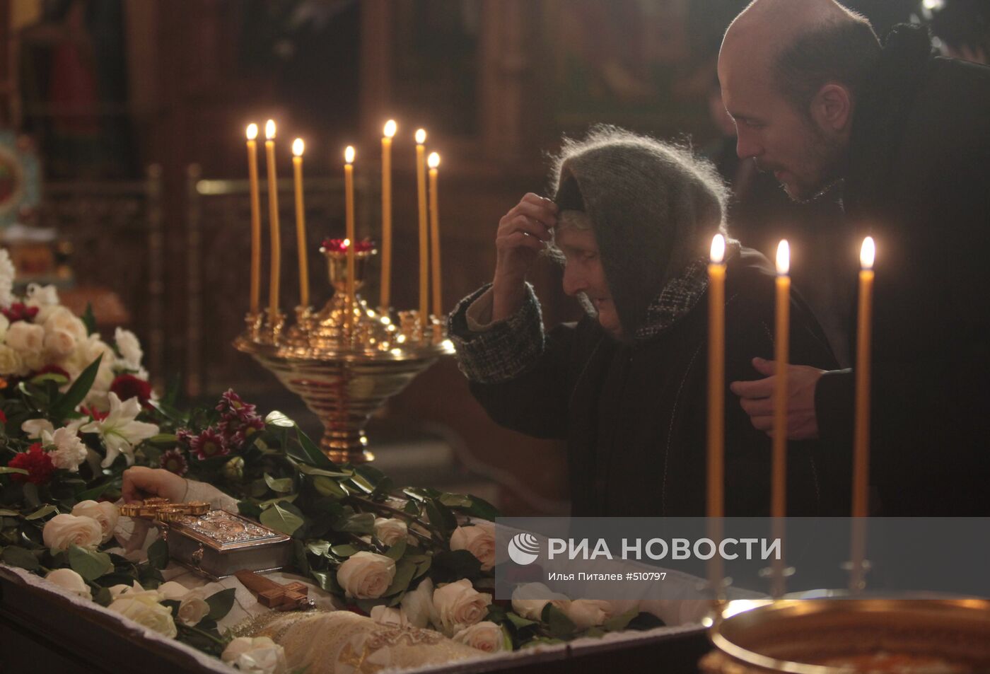 Отпевание иерея Даниила в храме святых апостолов Петра и Павла