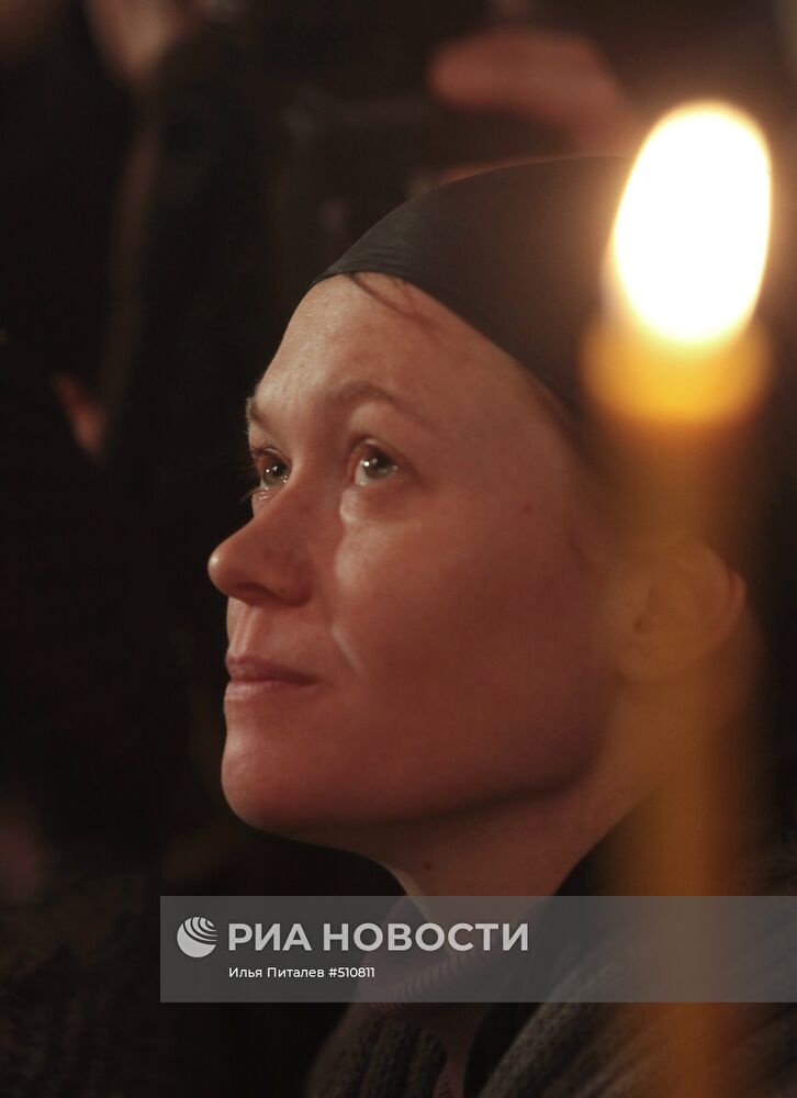 Отпевание иерея Даниила в храме святых апостолов Петра и Павла