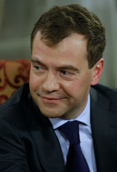 Интервью президента РФ Д. Медведева белорусским СМИ