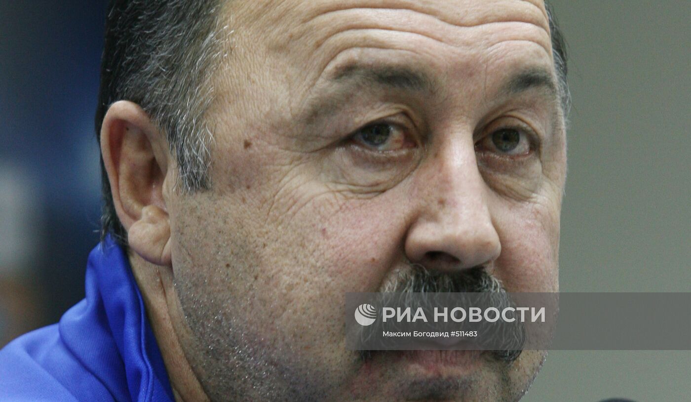 Главный тренер киевского "Динамо" Валерий Газзаев