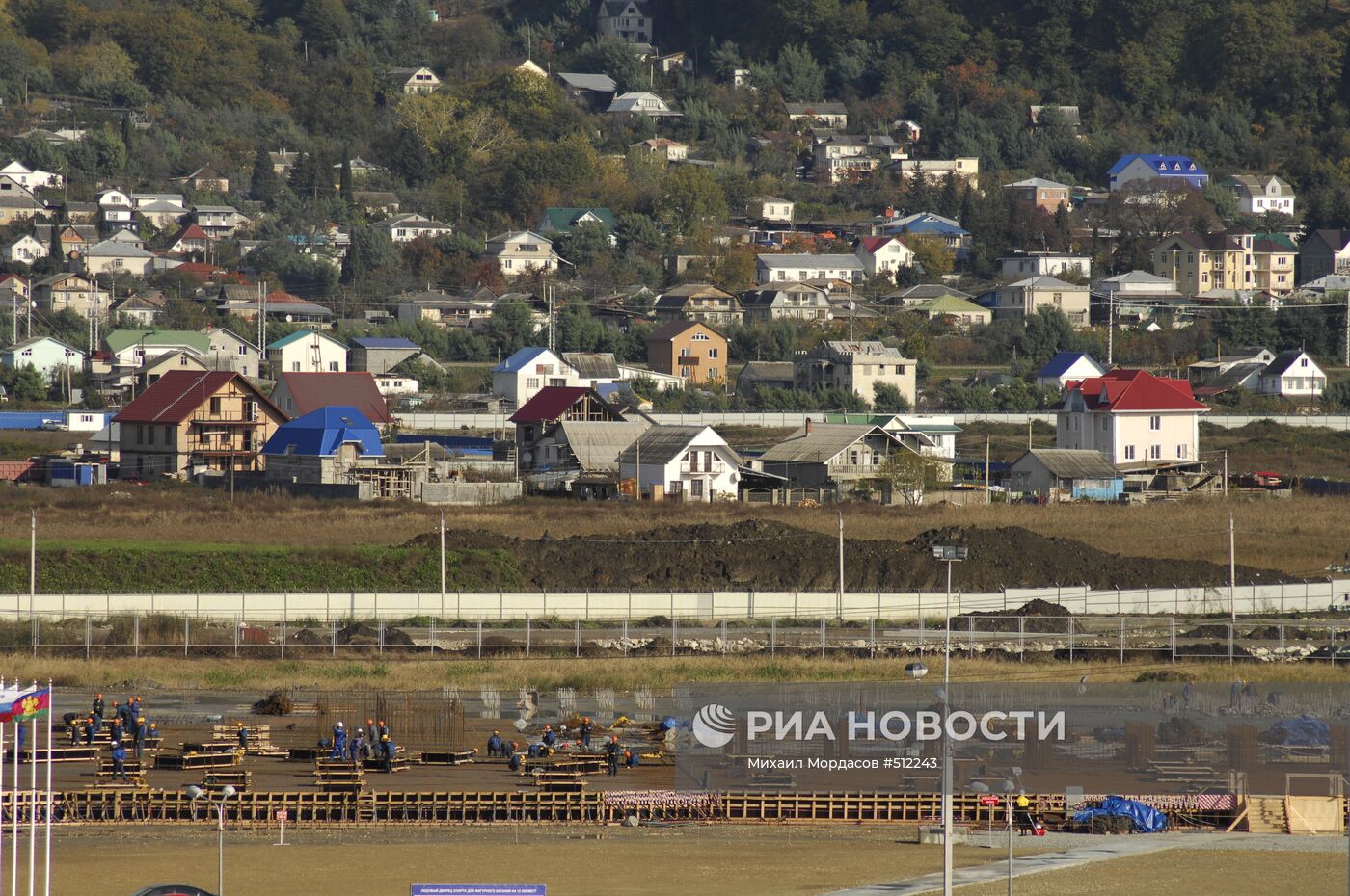 Строительство олимпийских объектов в Сочи