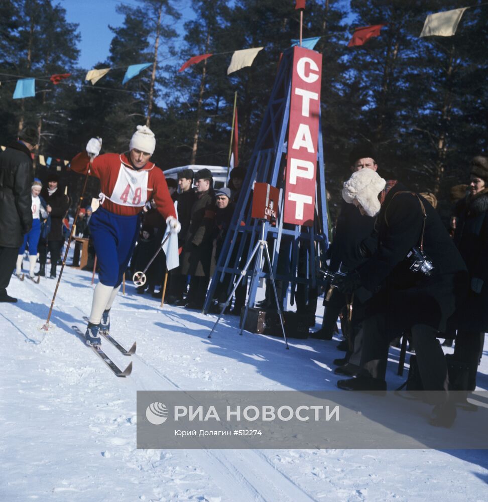 Алевтина Олюнина на старте