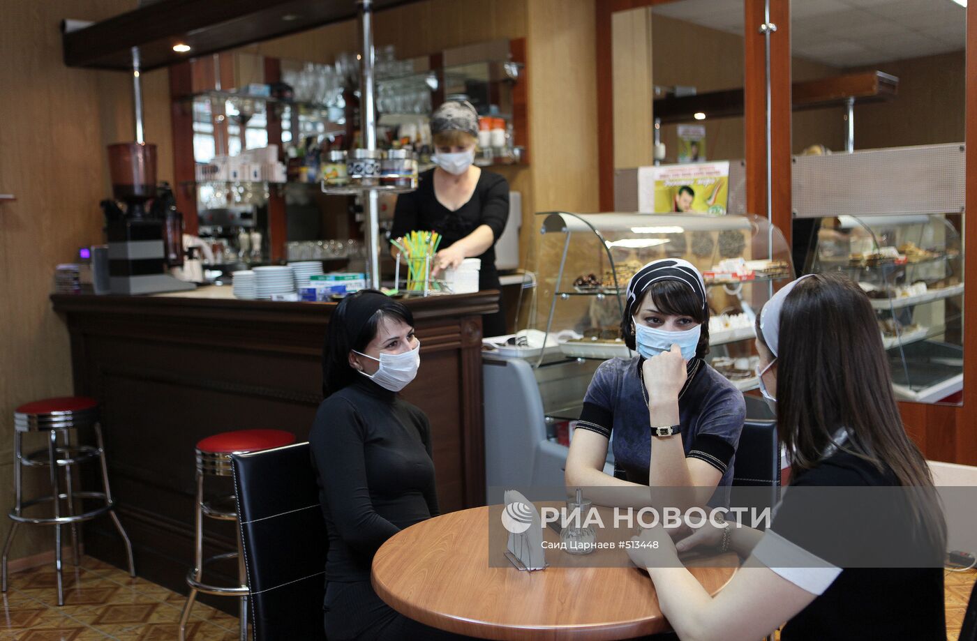Профилактические меры против гриппа в Грозном