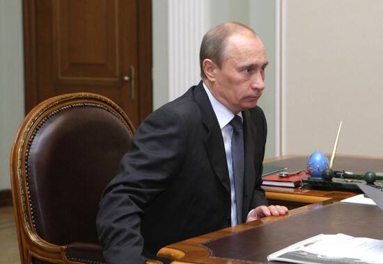 В.Путин провел встречу с Г.Зюгановым