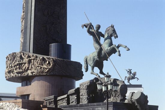 Скульптура Георгия Победоносца