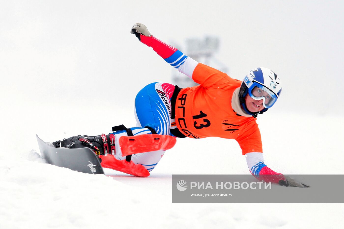 Кандидат в олимпийскую сборную России по сноуборду А. Кулешова
