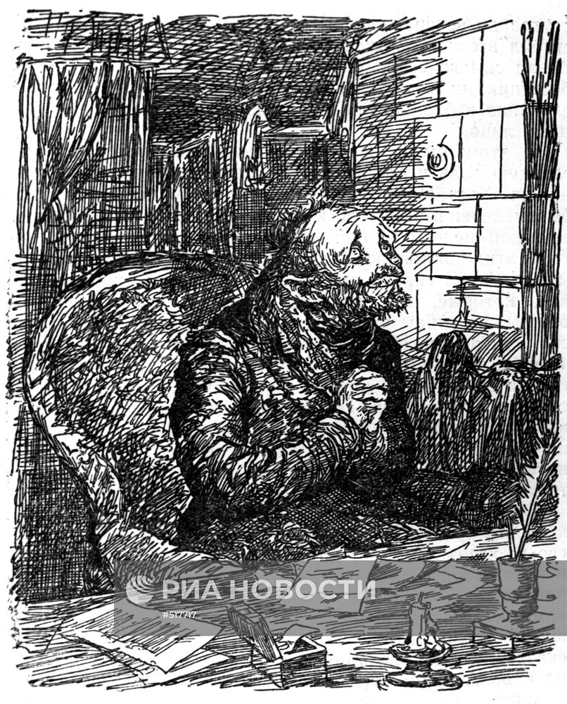 Иллюстрация из книги М.Е.Салтыкова-Щедрина "Господа Головлевы"