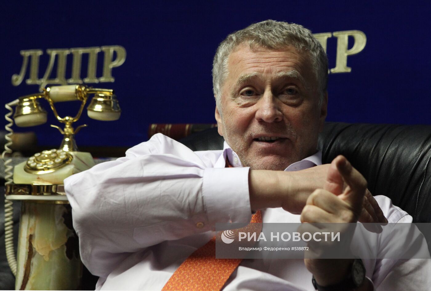 Интервью с лидером ЛДПР Владимиром Жириновским