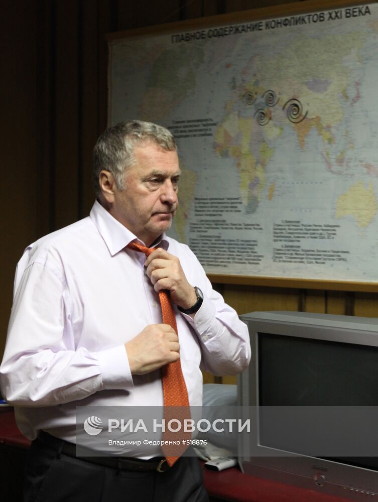 Интервью с лидером ЛДПР Владимиром Жириновским